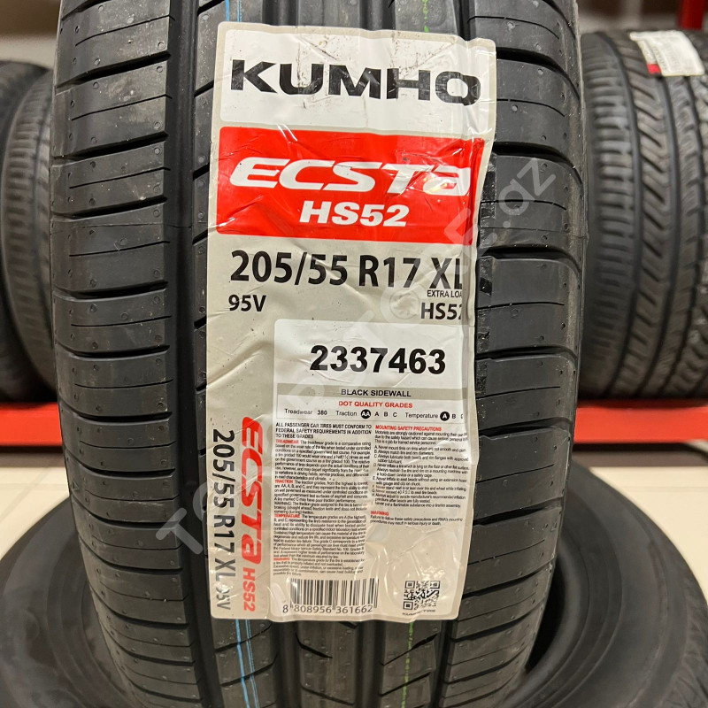 Kumho Ecsta HS52 205 55 R17 95V XL T k rStore Kumho Ecsta HS52 205 55 R17 95V XL T k rStore