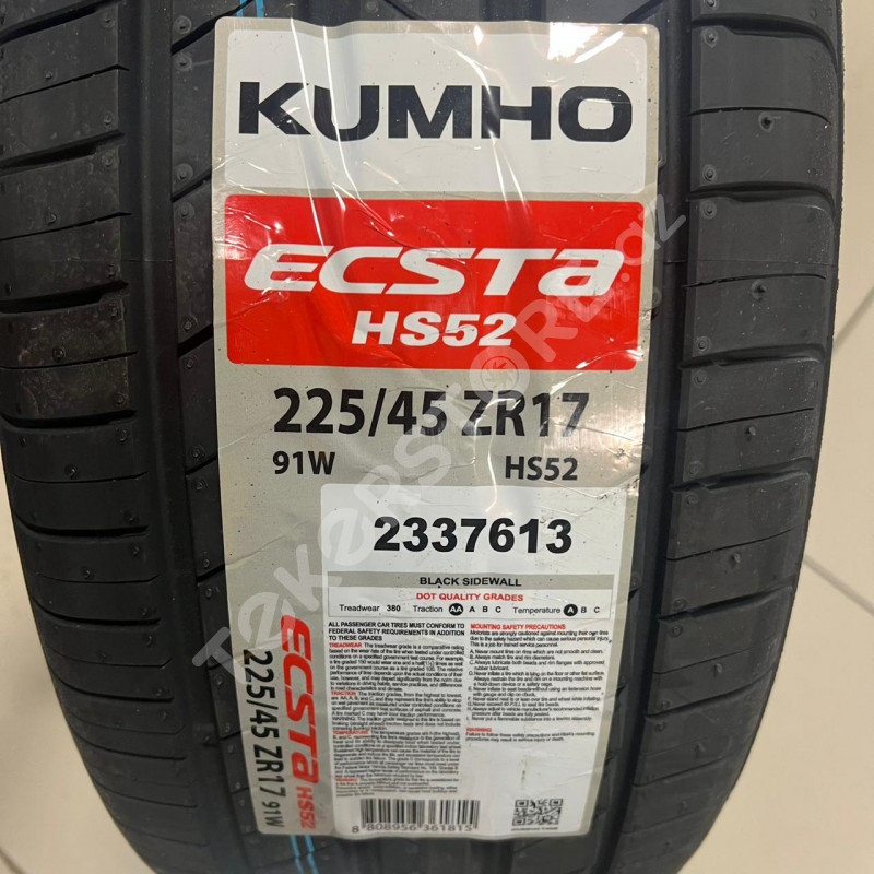Kumho ECSTA HS52 225 45 ZR17 91W T k rStore Kumho ECSTA HS52 225 45 ZR17 91W T k rStore